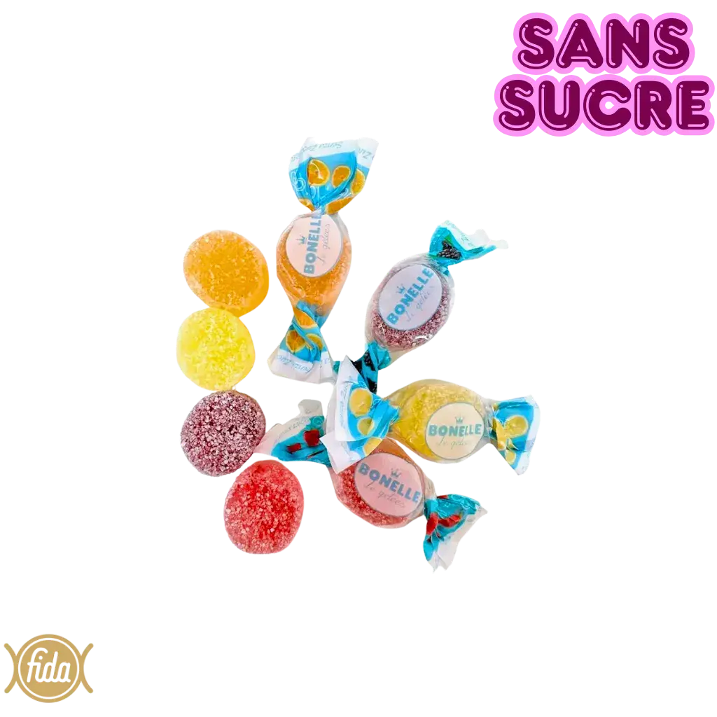 Bonbon Vegan Sans Sucre Bonelle au 100g