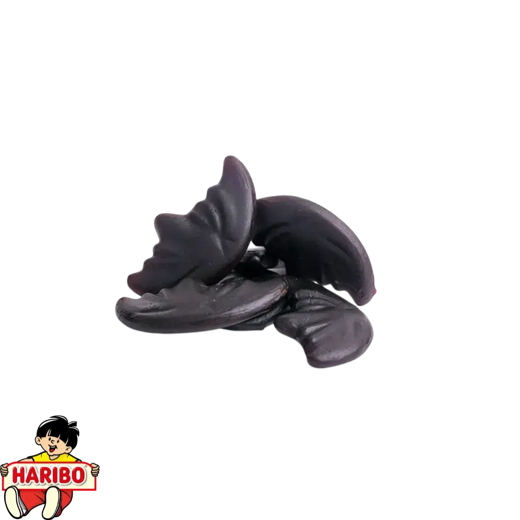 Lune haribo réglisse au 100g