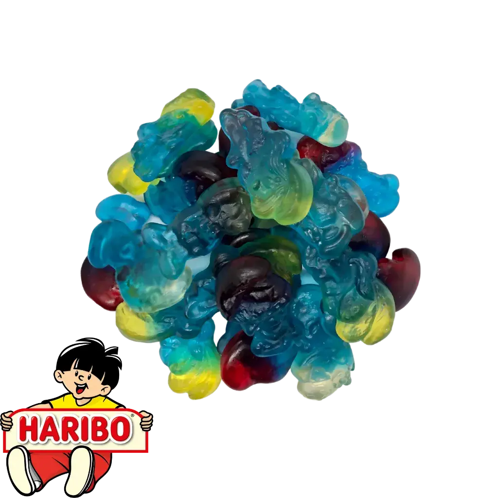 Schtroumpfs gélifiés HARIBO (100g) - bonbons JELA