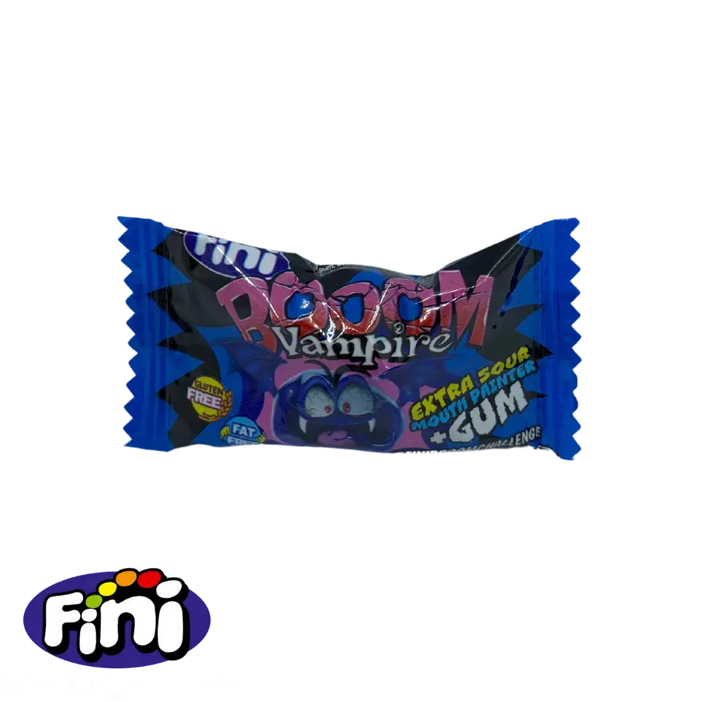 Chewing-gum acidulé boom vampire fini à l'unité