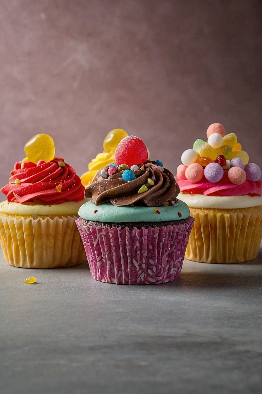 Recette Gourmande : Cupcakes Décorés aux Bonbons du Palais des Bonbons