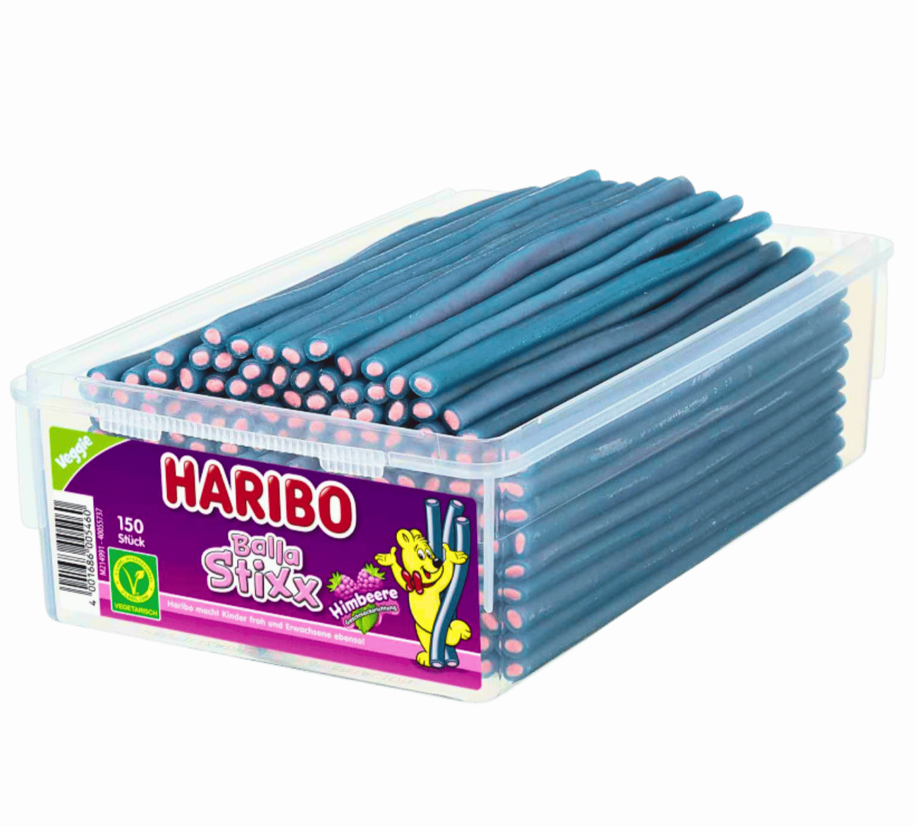 Balla Stixx framboise Haribo (lot de 10)