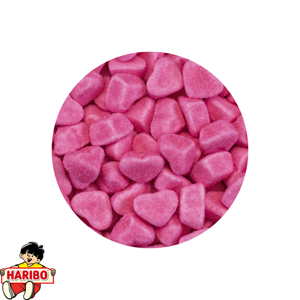 Coeur Rose Pik Haribo 100g