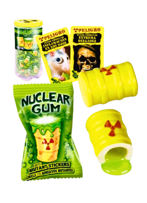 Chewing-gum nucléaire fini à l'unité