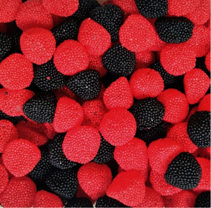 Mûre et Framboise au 100g