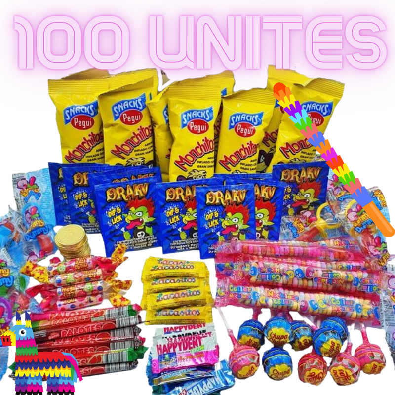 Assortiment de 100 bonbons Rembourrage pour piñatas