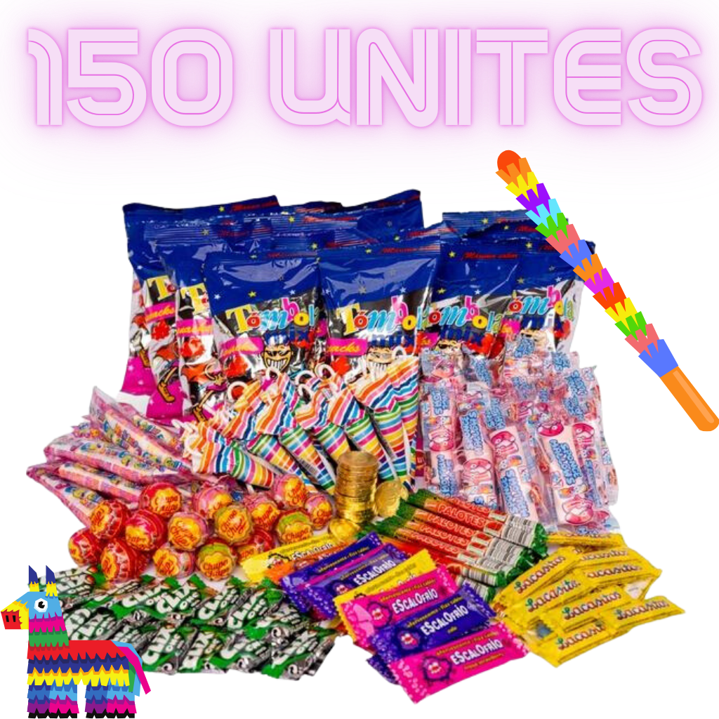 Assortment of 150 candies Stuffing for piñatas