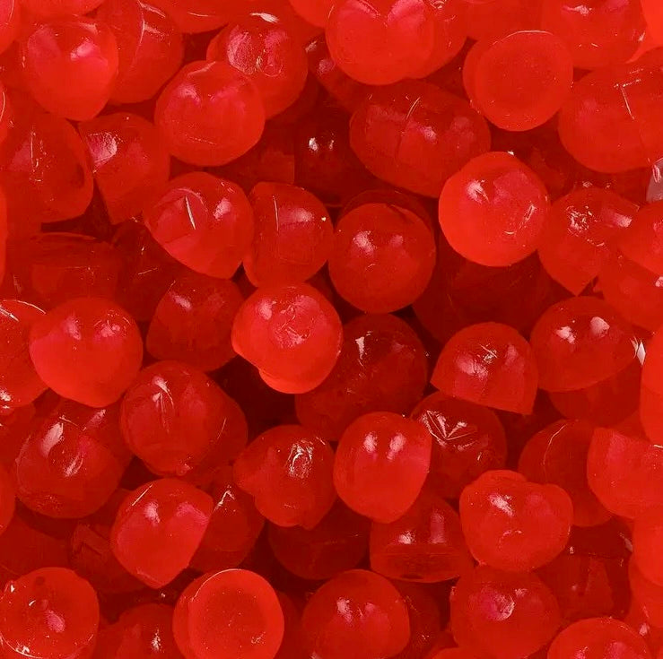 Perles fraise lisses - Bonbons sans sucre Minimelis 100g
