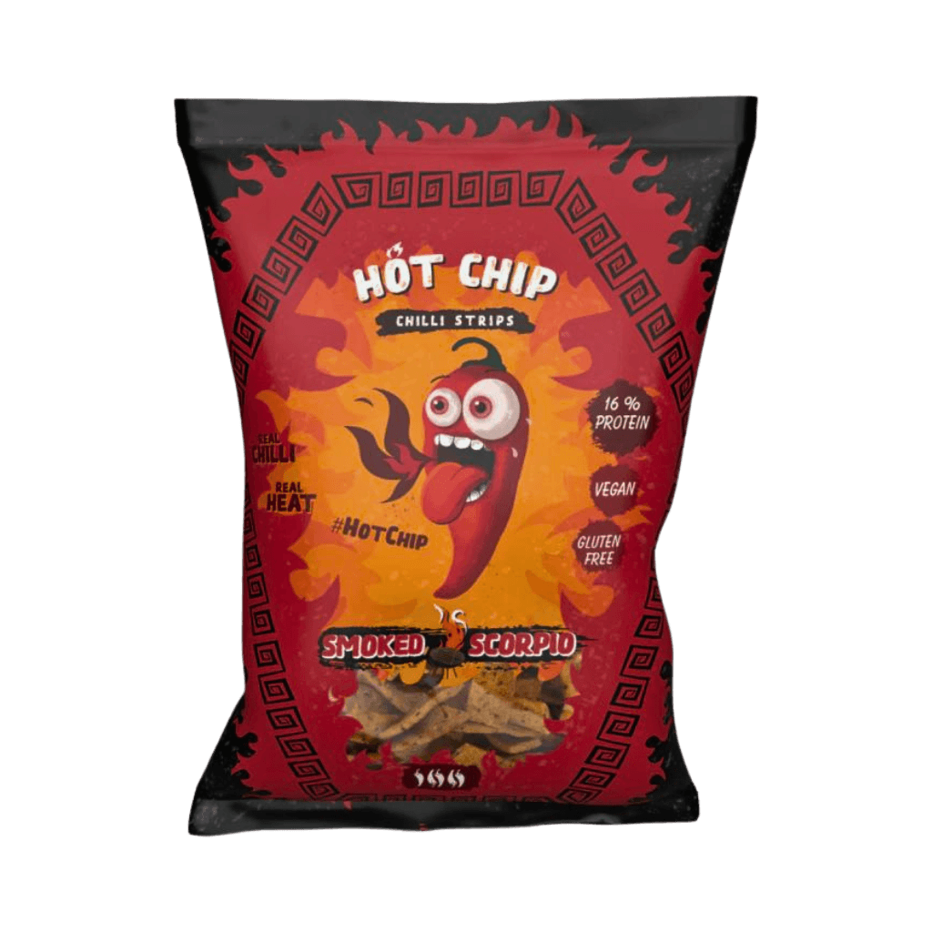 Hot Chip Chili Strips Smoked Scorpio - Paquet de 80g