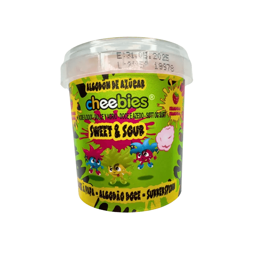 Barbe à papa cheebies (pot de 15g) - Palais des Bonbons - Barbe à papa - Cheebies