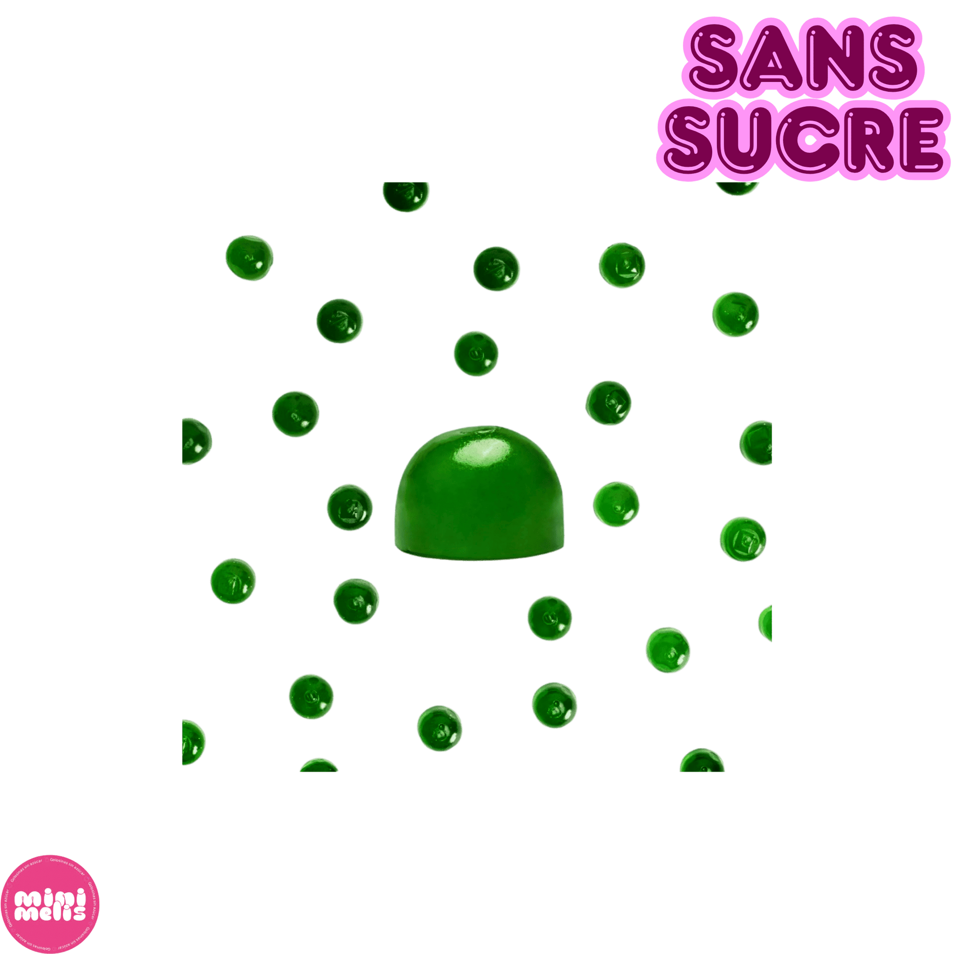Perles Gélifiées Saveur Pomme au 100g