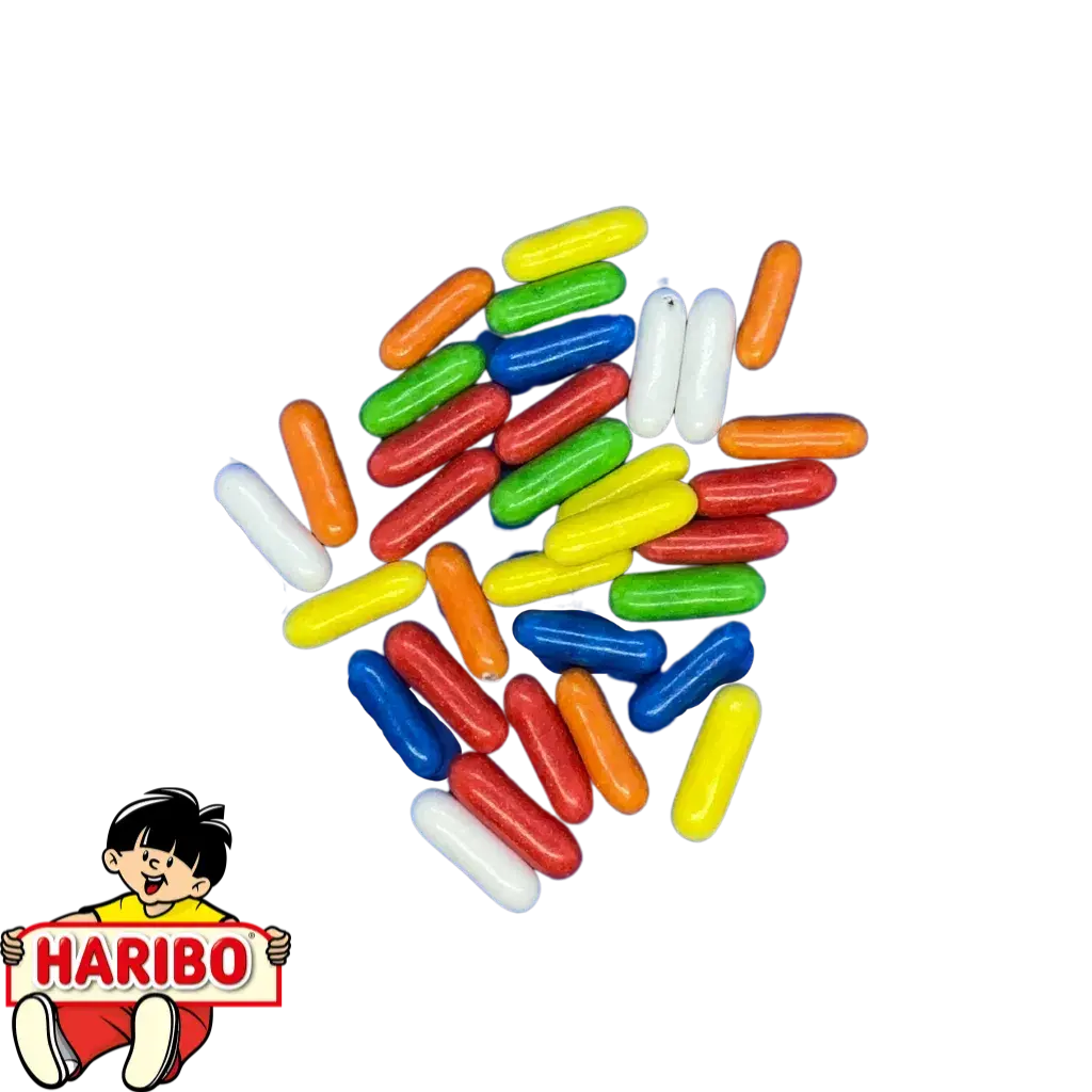 Haribo licorice capsule 100g