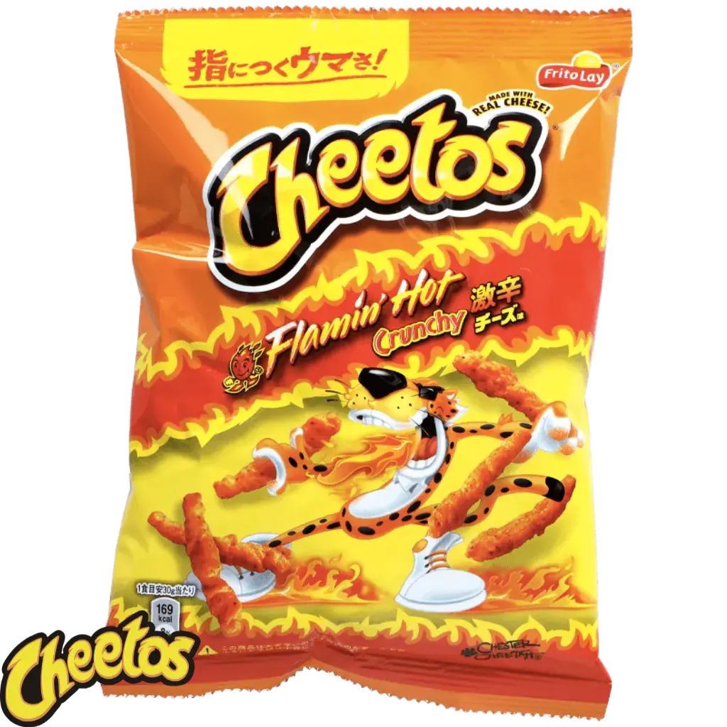 Cheetos Crunchy Flammin' Hot au Fromage (75g)