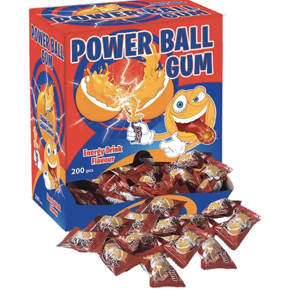 Chewing-gum Powerball goût Boisson énergisante à l'unité