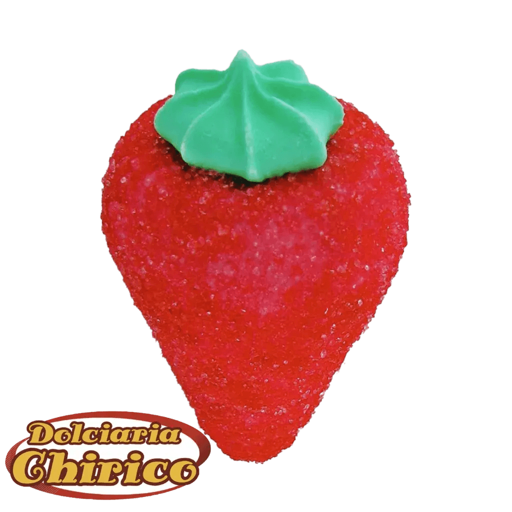 Maxi Fraise en Marshmallow à l'unité - Palais des Bonbons - CHAMALOW - dolciara chirico