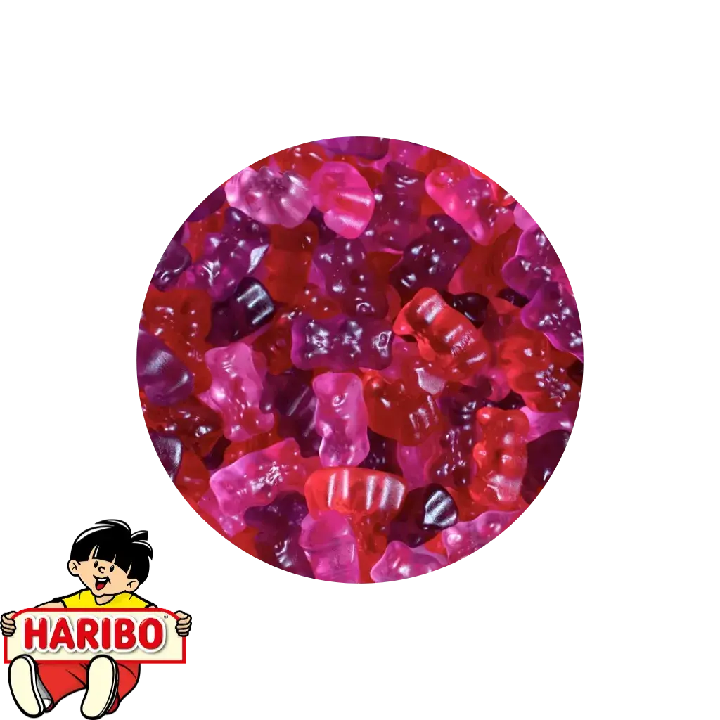 Ourson fraise Haribo au 100g