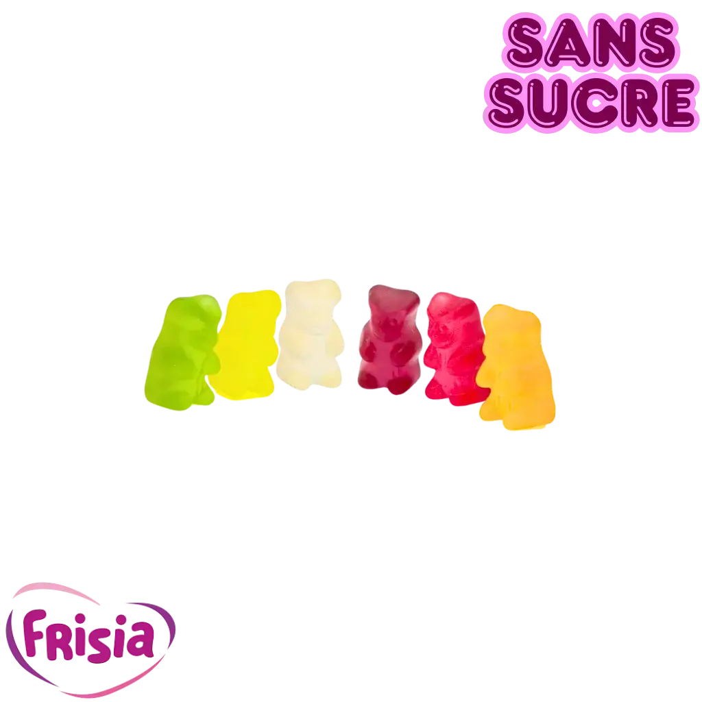 Ourson gélifié sans sucre Frisia au 100g