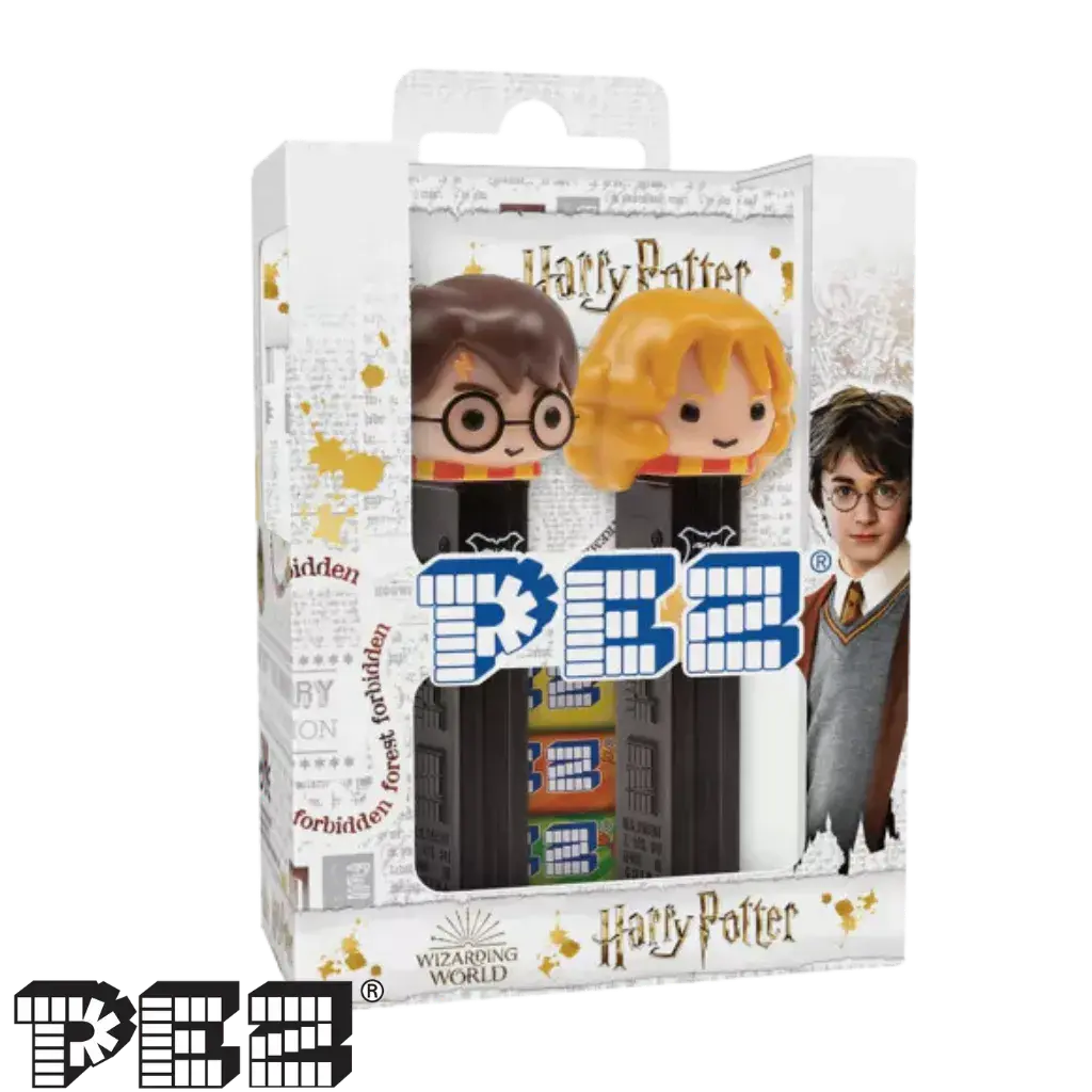 PEZ - Harry Potter license twinpack (2 dispensers + 4 fruit refills) 