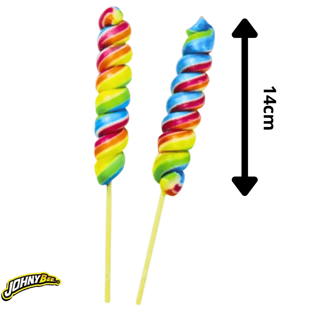 Sucette forraine mike pop twist à l'unité - Palais des Bonbons - Chewing gum - Johnybee