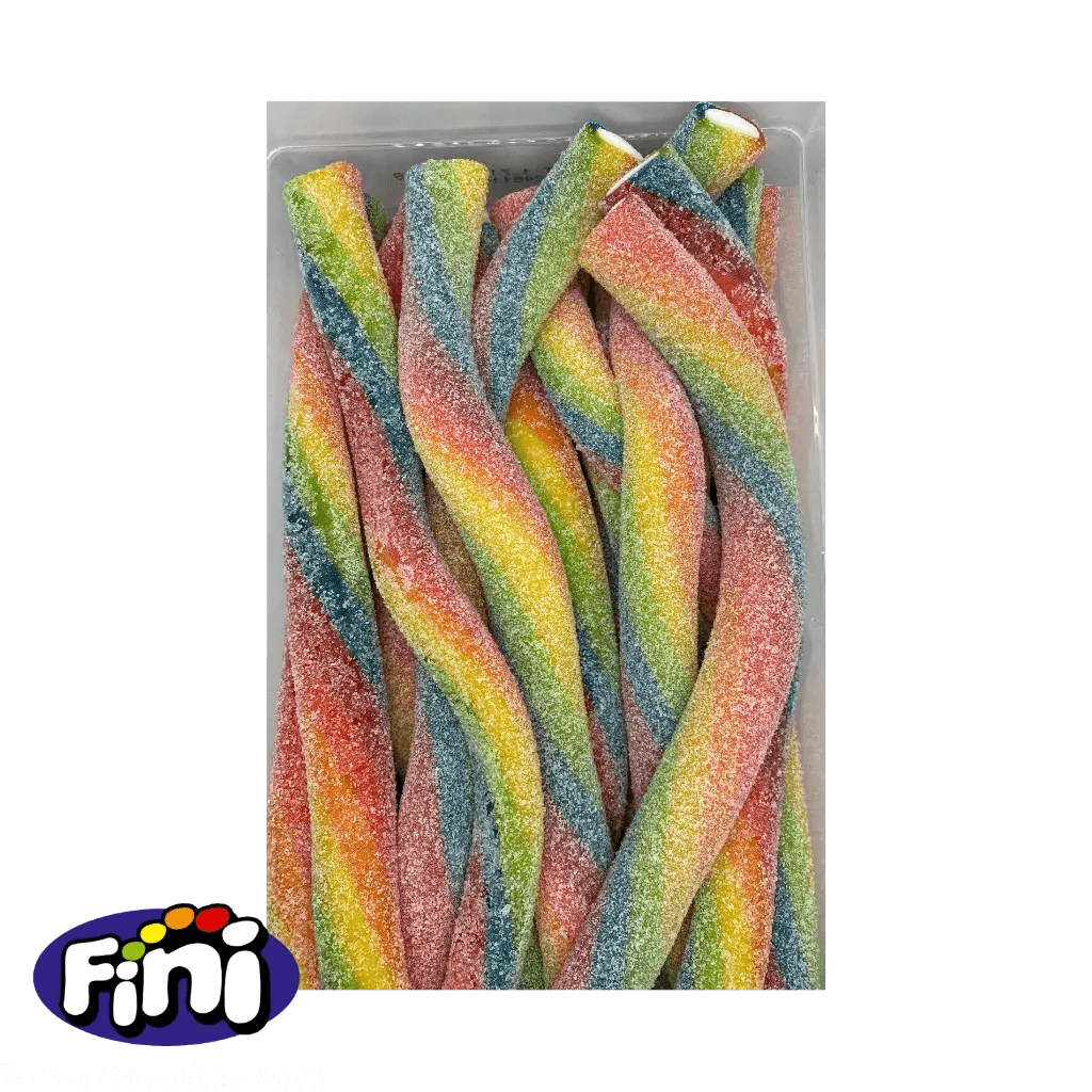 Baton Jumbo tornado acidulé fini à l'unité - Palais des Bonbons - Bonbons - Fini