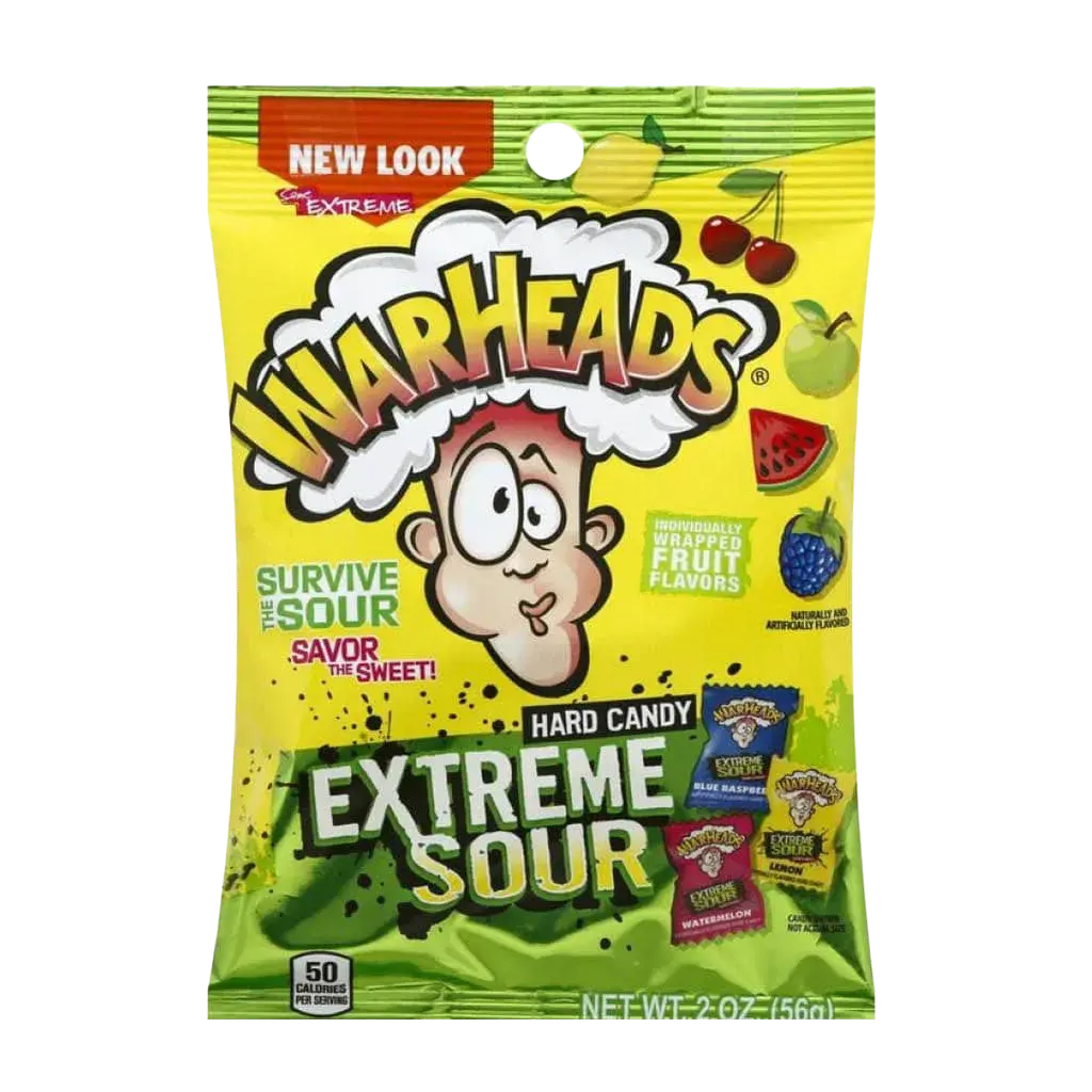 Extreme sour warheads à l'unité