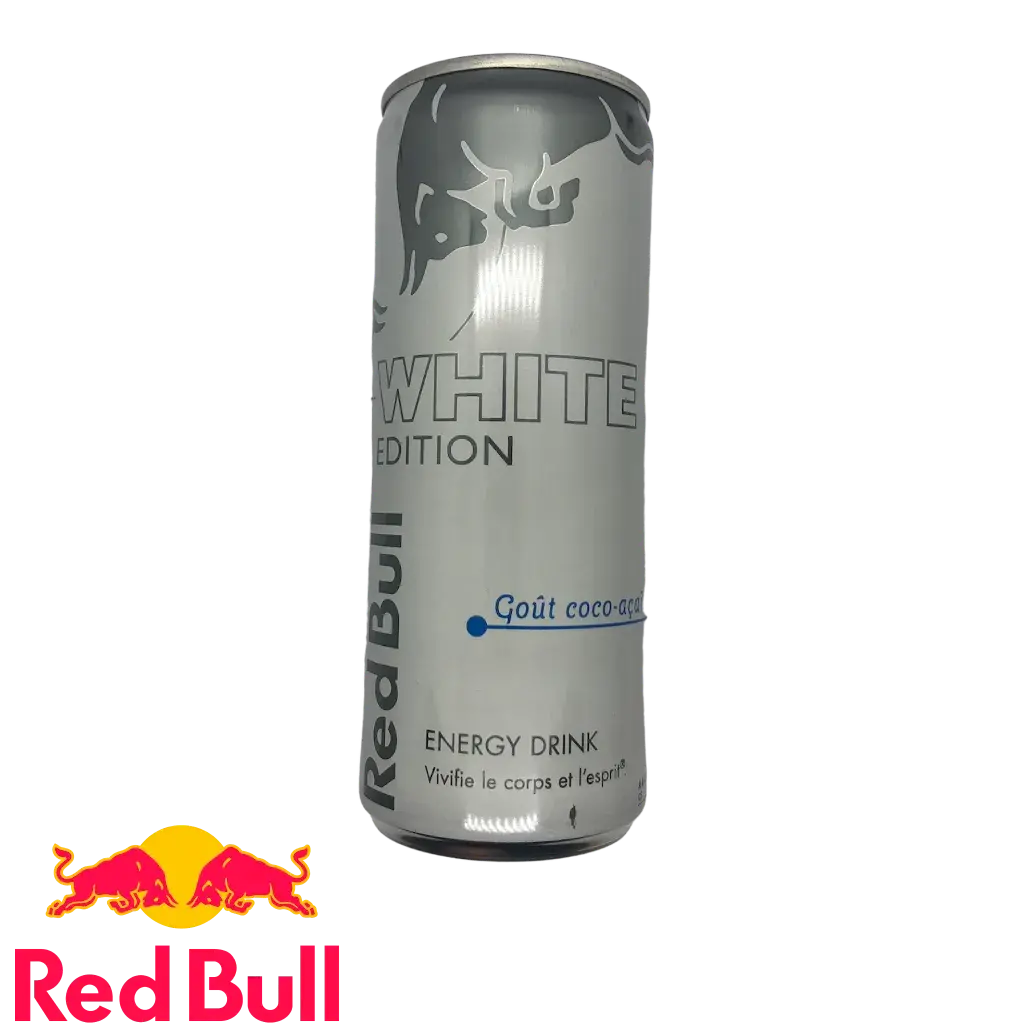 Redbull white edition saveur coco-açaï 250mL à l'unité